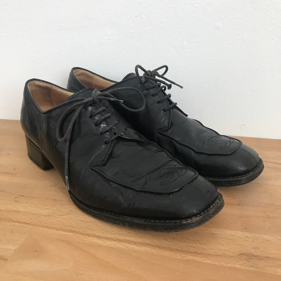 CHANEL Oxford shoes 39.5 - Picture 3 of 8